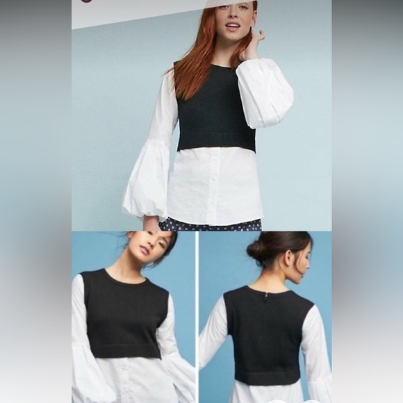 Anthropologie Sweaters - Moth x Anthropologie Layered Sweater